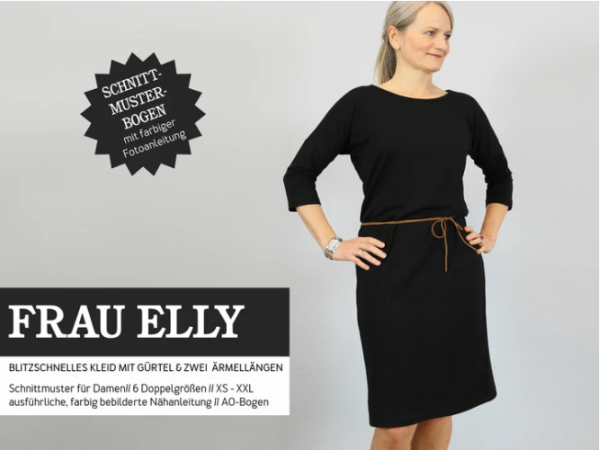 Frau Elly kjole str. XS - XXL